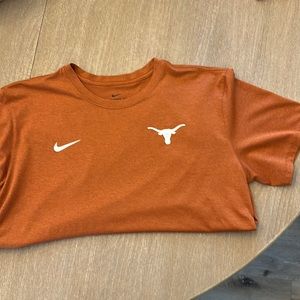 Nike University of Texas dri-fit tee. Size large